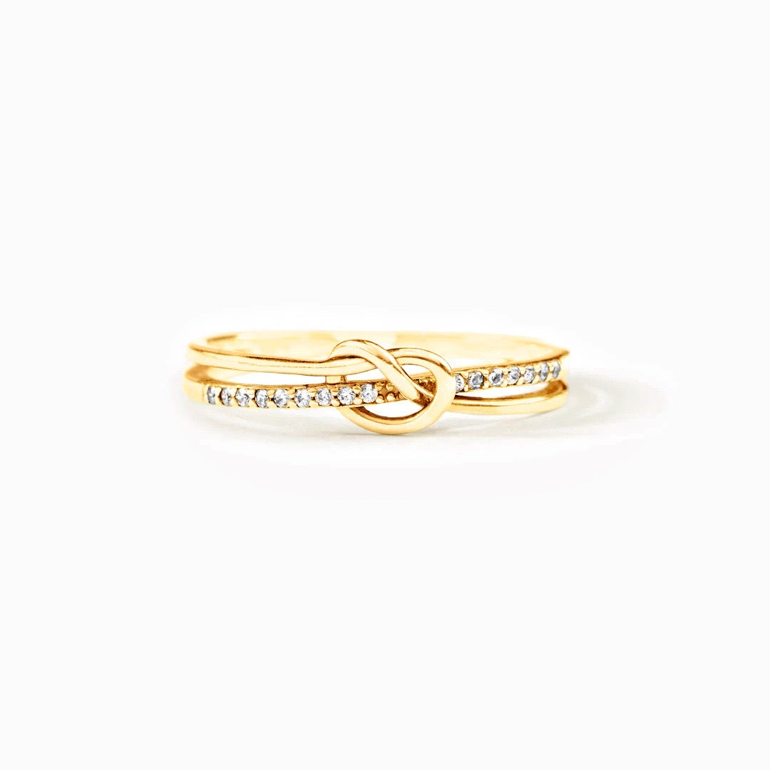 Eternal Knot Ring - Gift For Her