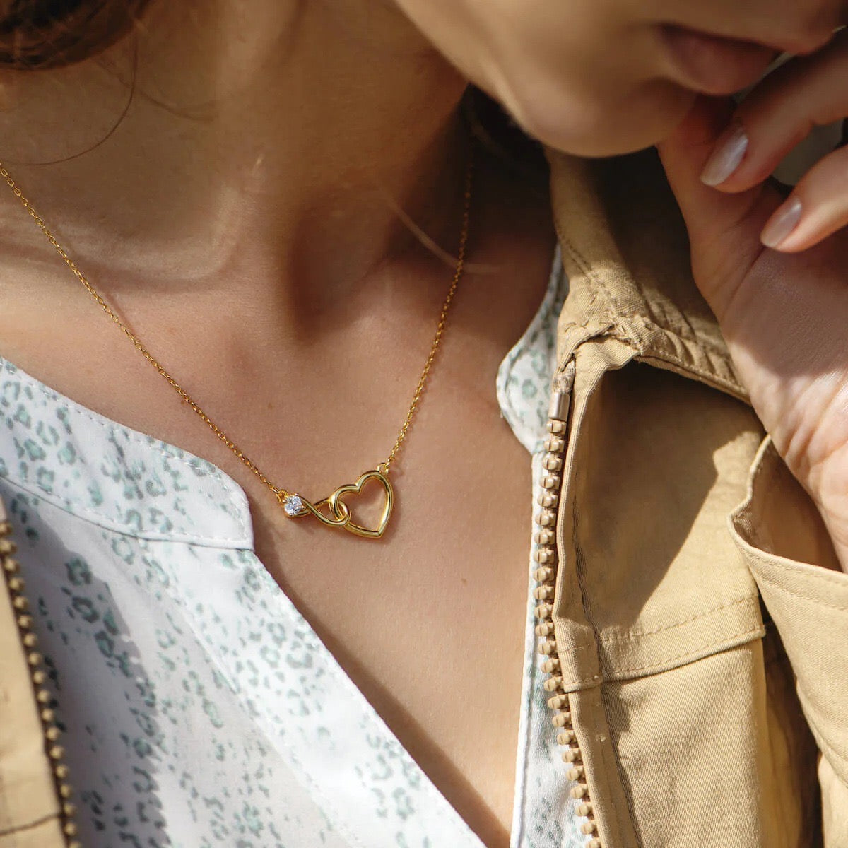 Infinity Heart Necklace - Gift For Her