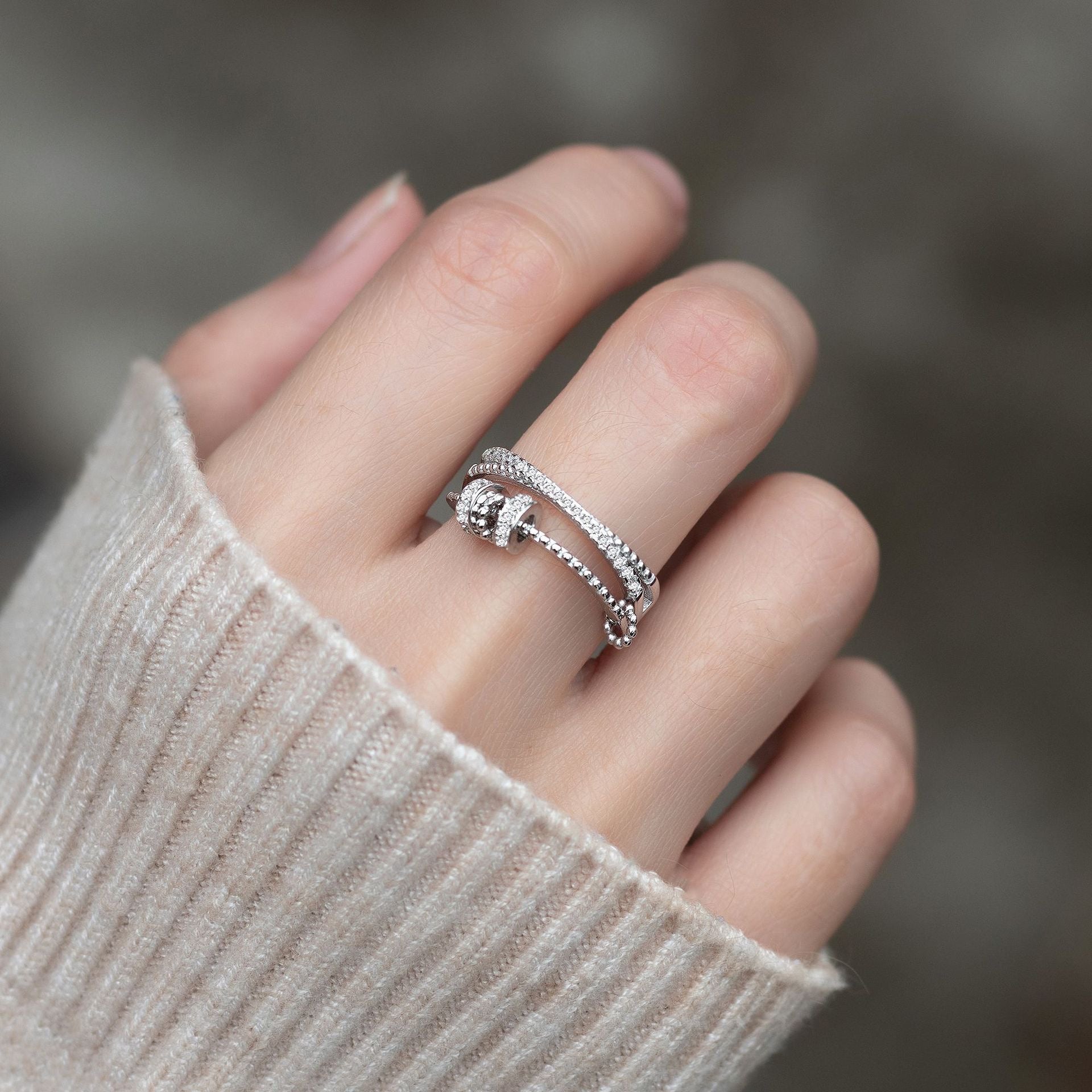 Calm Circles Rotating Ring - For Well Being