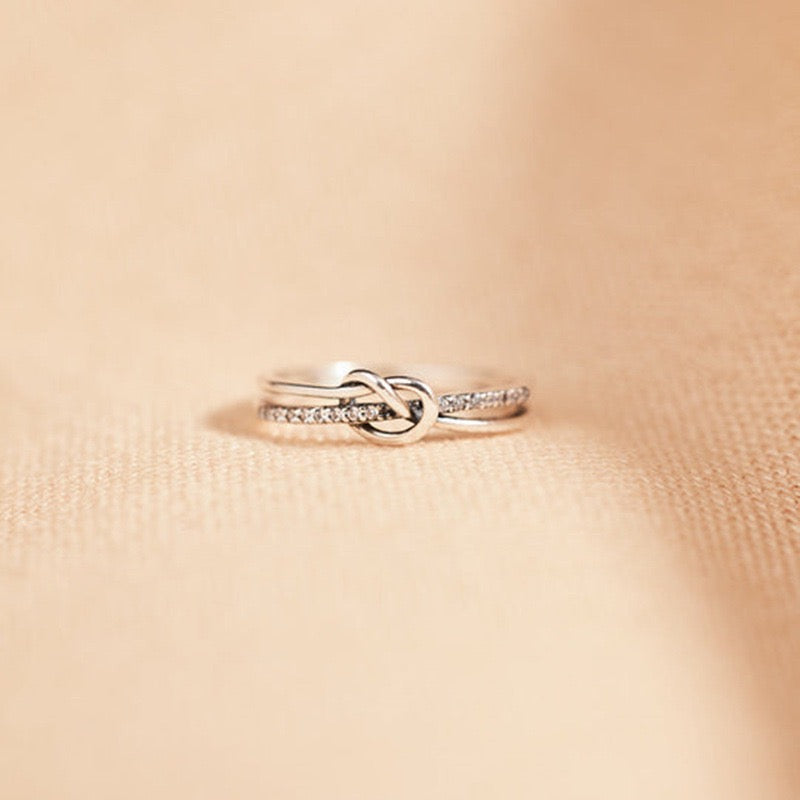 Eternal Knot Ring - Gift For Her