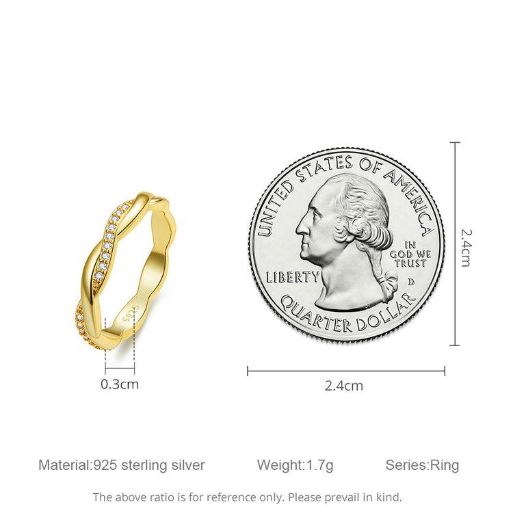 Luminous Loop Ring - Gift For Her