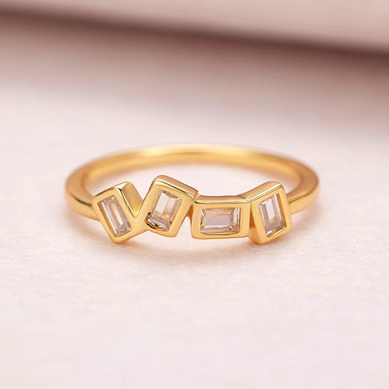 Golden Moments Friendship Ring - Forever Together