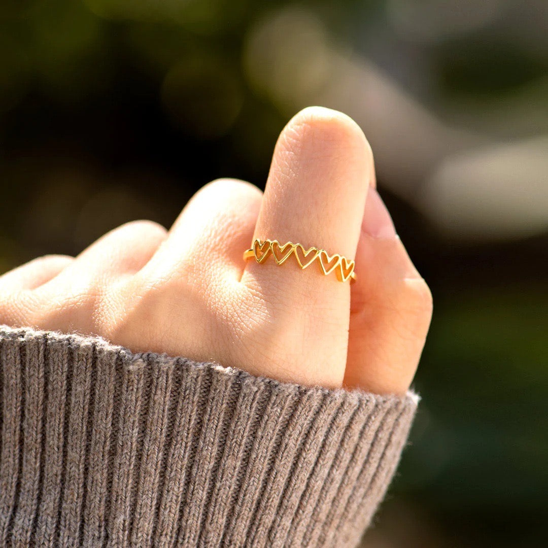 Heartbeat Ring - Gift For Her