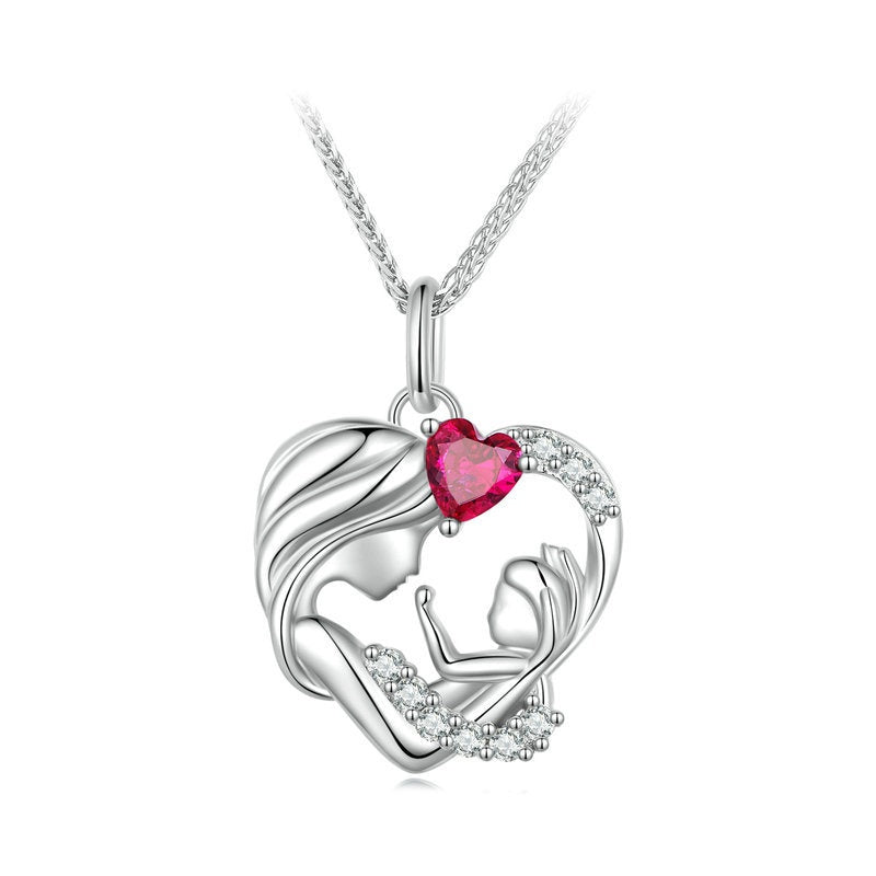 Eternal Embrace – Mother & Child Necklace