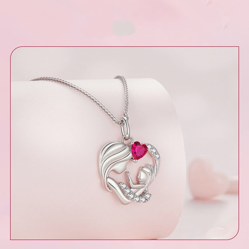 Eternal Embrace – Mother & Child Necklace
