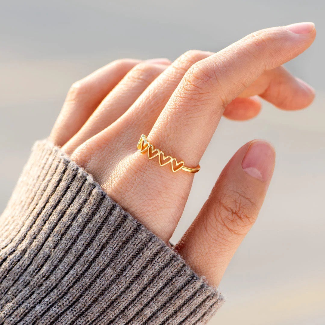 Heartbeat Ring - Gift For Her
