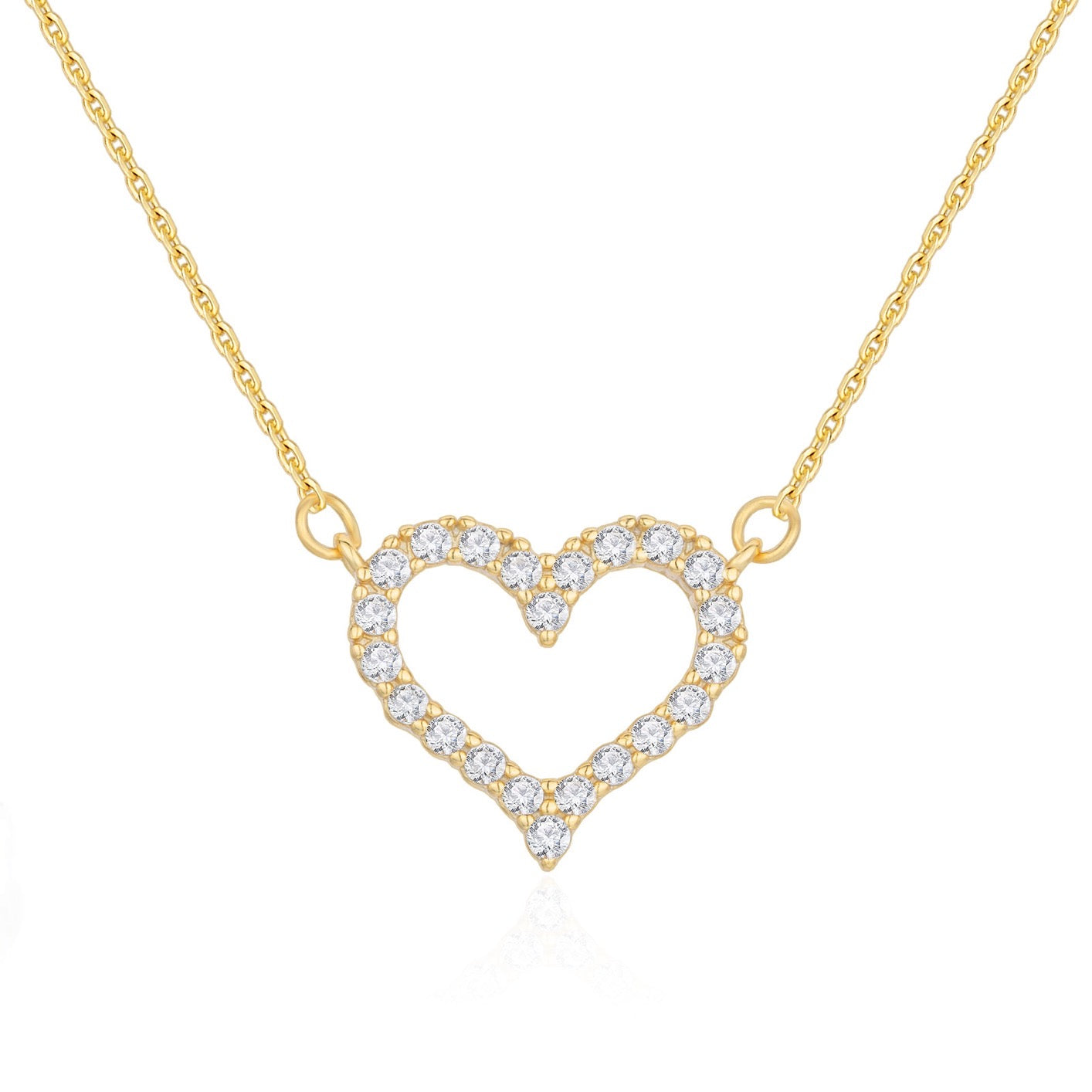 Open Heart of Love Necklace - To My Love