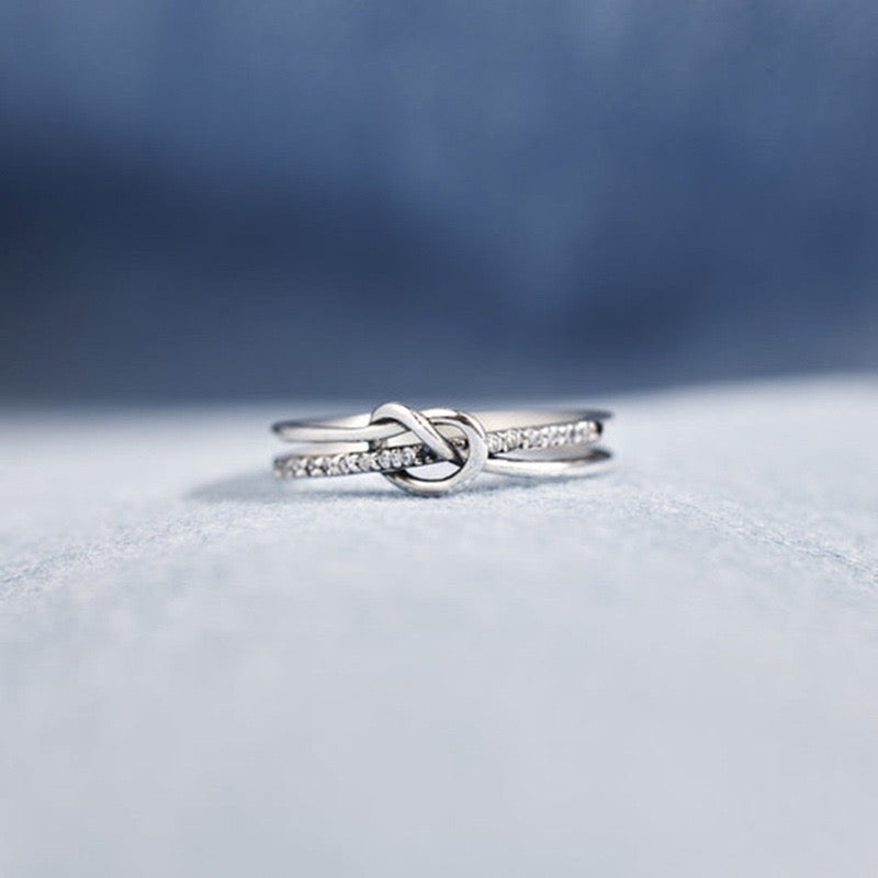 Eternal Knot Ring - Gift For Her