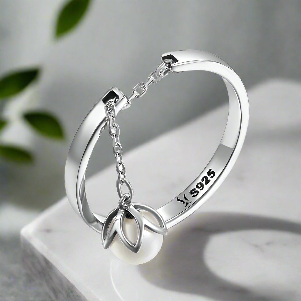Pearl of Purity Ring - Gift For Her
