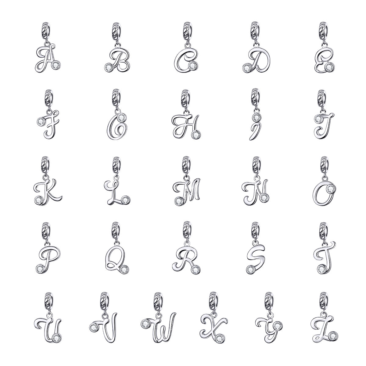 Signature Initial Charm - Gift For Her