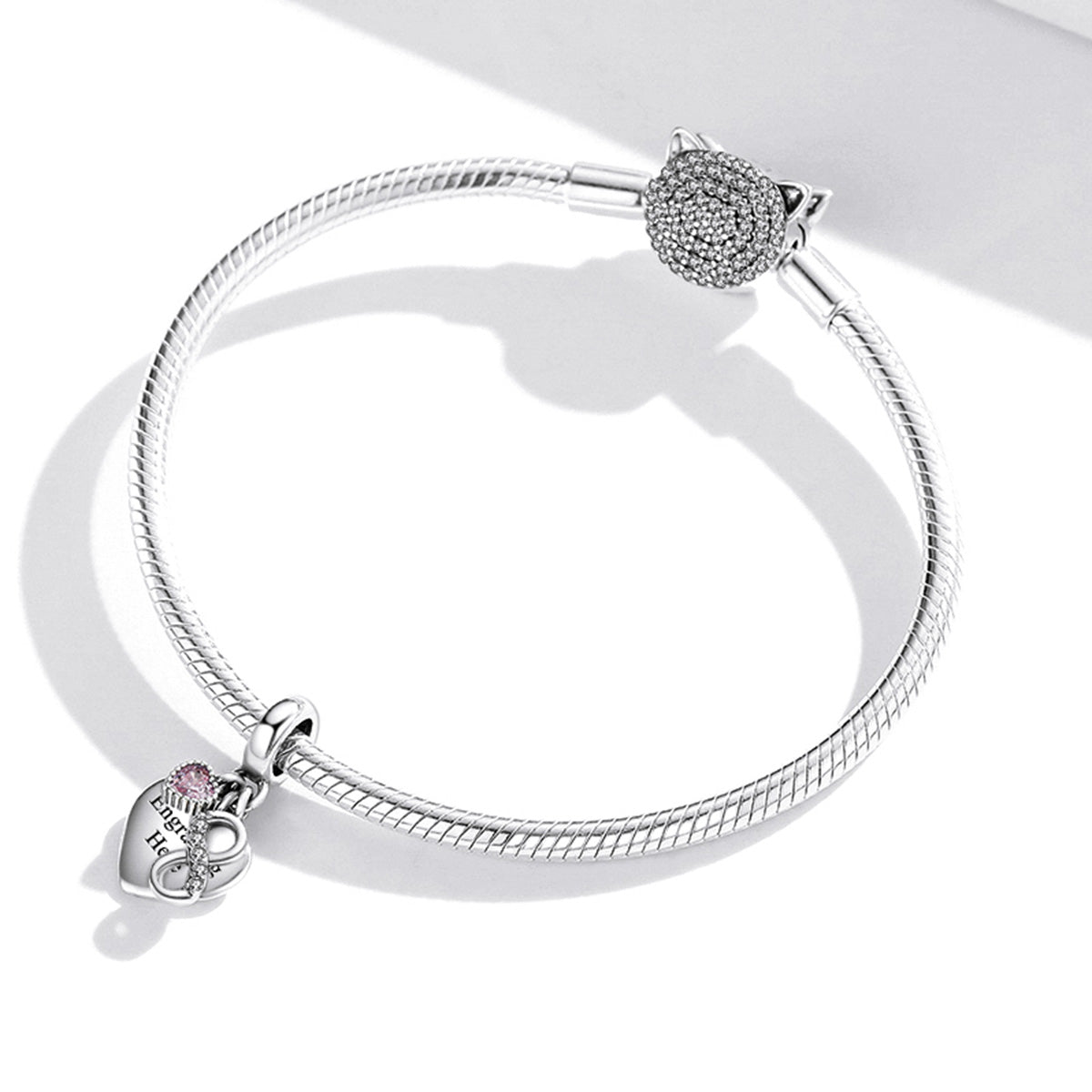 Endless Love Personalised Heart Charm